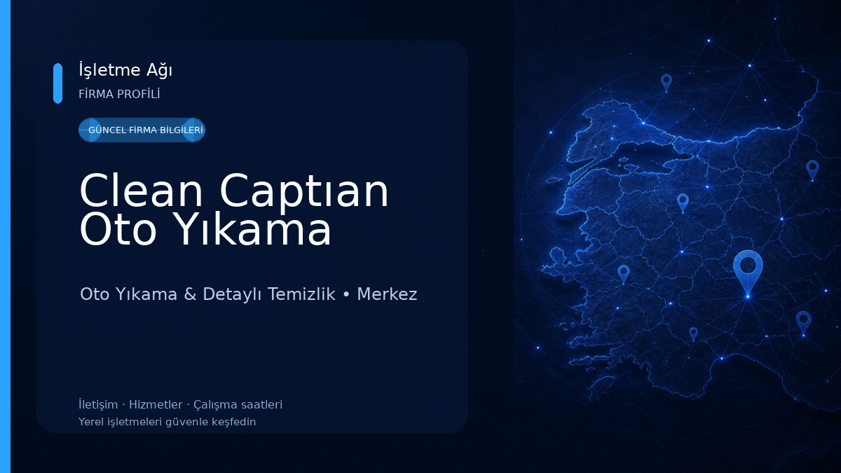 Clean Captıan Oto Yıkama