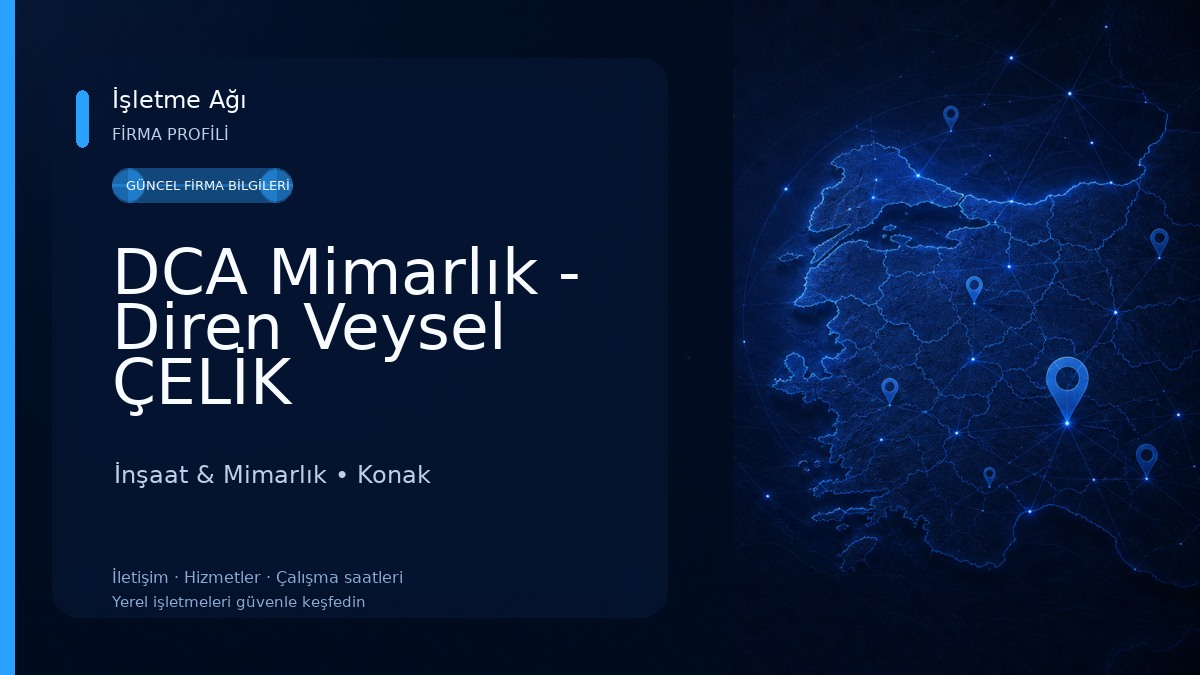 DCA Mimarlık - Diren Veysel ÇELİK İnşaat & Mimarlık