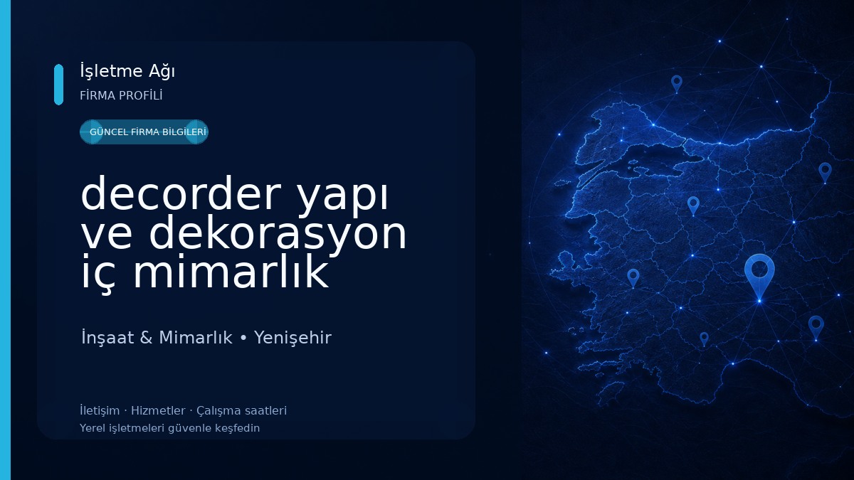 decorder yapı ve dekorasyon iç mimarlık