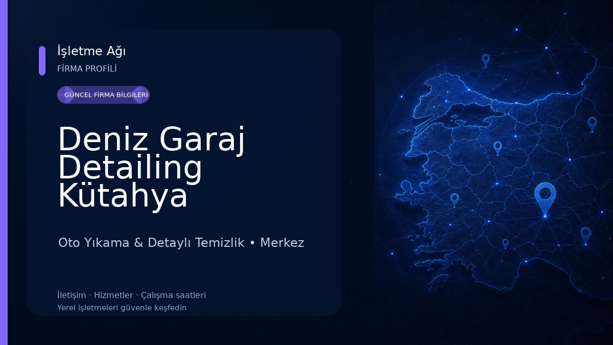 Deniz Garaj Detailing Kütahya