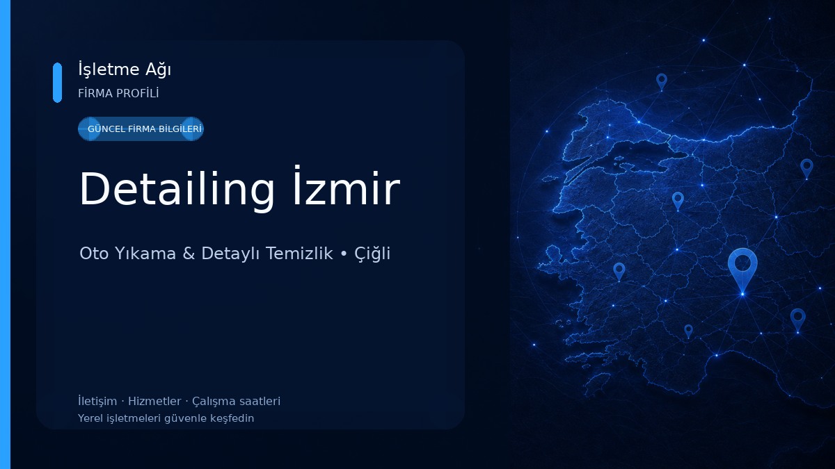 Detailing İzmir Oto Yıkama & Detaylı Temizlik