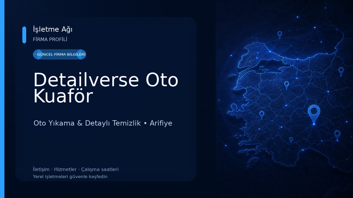 Detailverse Oto Kuaför Oto Yıkama & Detaylı Temizlik
