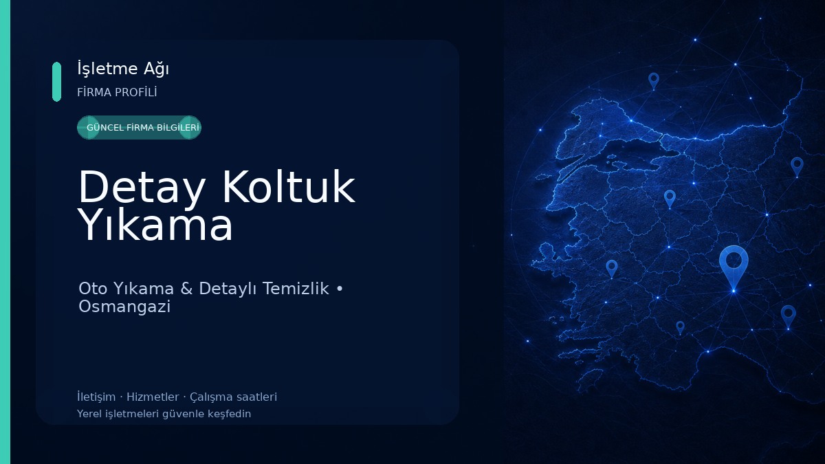 Detay Koltuk Yıkama