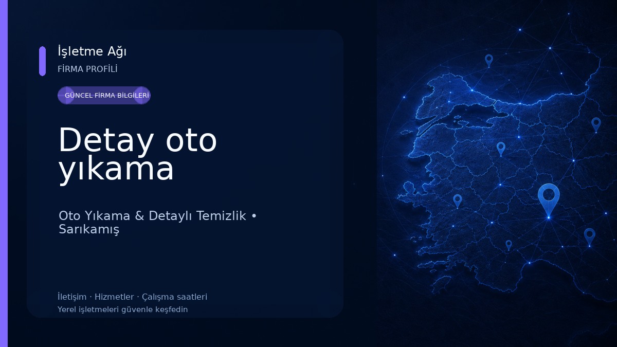 Detay oto yıkama Oto Yıkama & Detaylı Temizlik