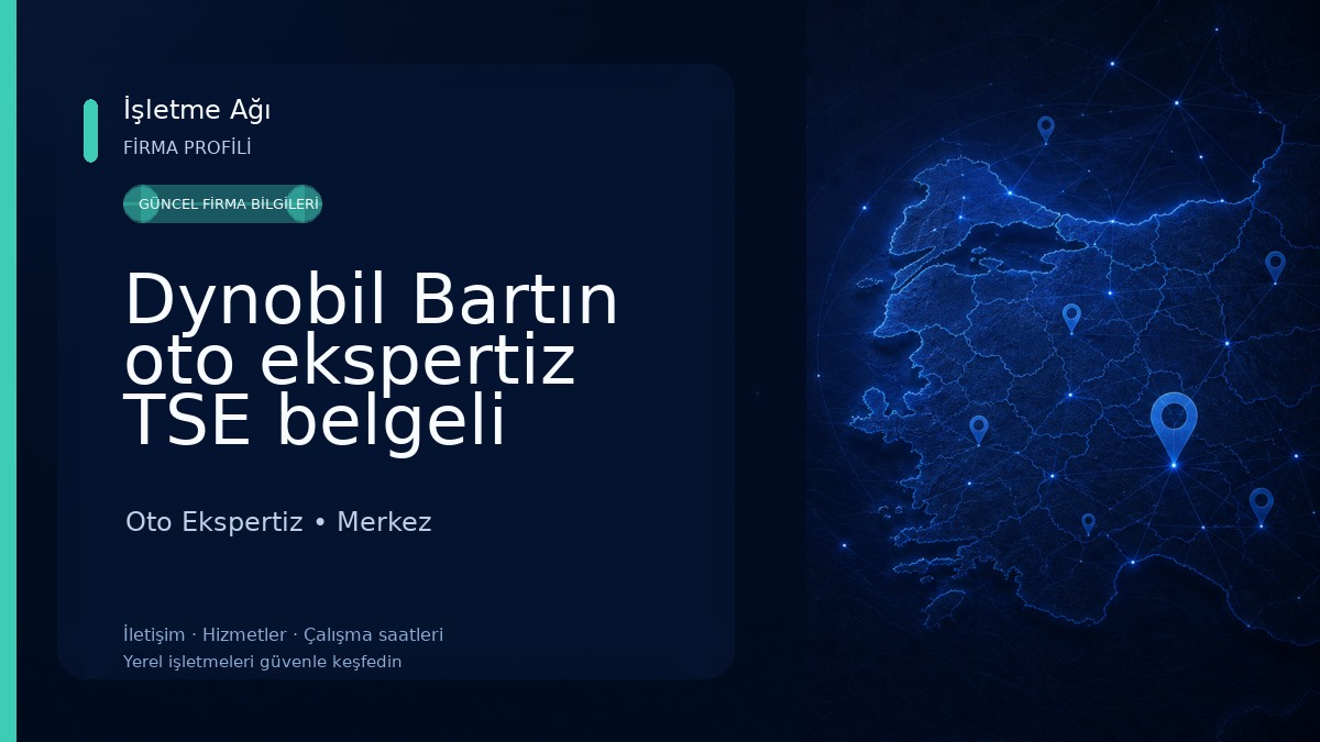 Dynobil Bartın oto ekspertiz TSE belgeli