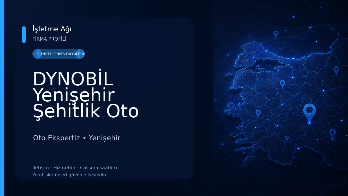DYNOBİL Yenişehir Şehitlik Oto Ekspertiz