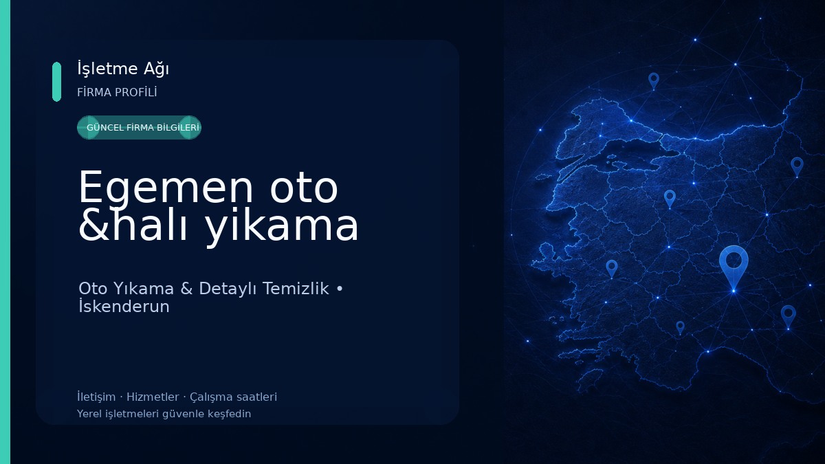 Egemen oto &halı yikama Oto Yıkama & Detaylı Temizlik