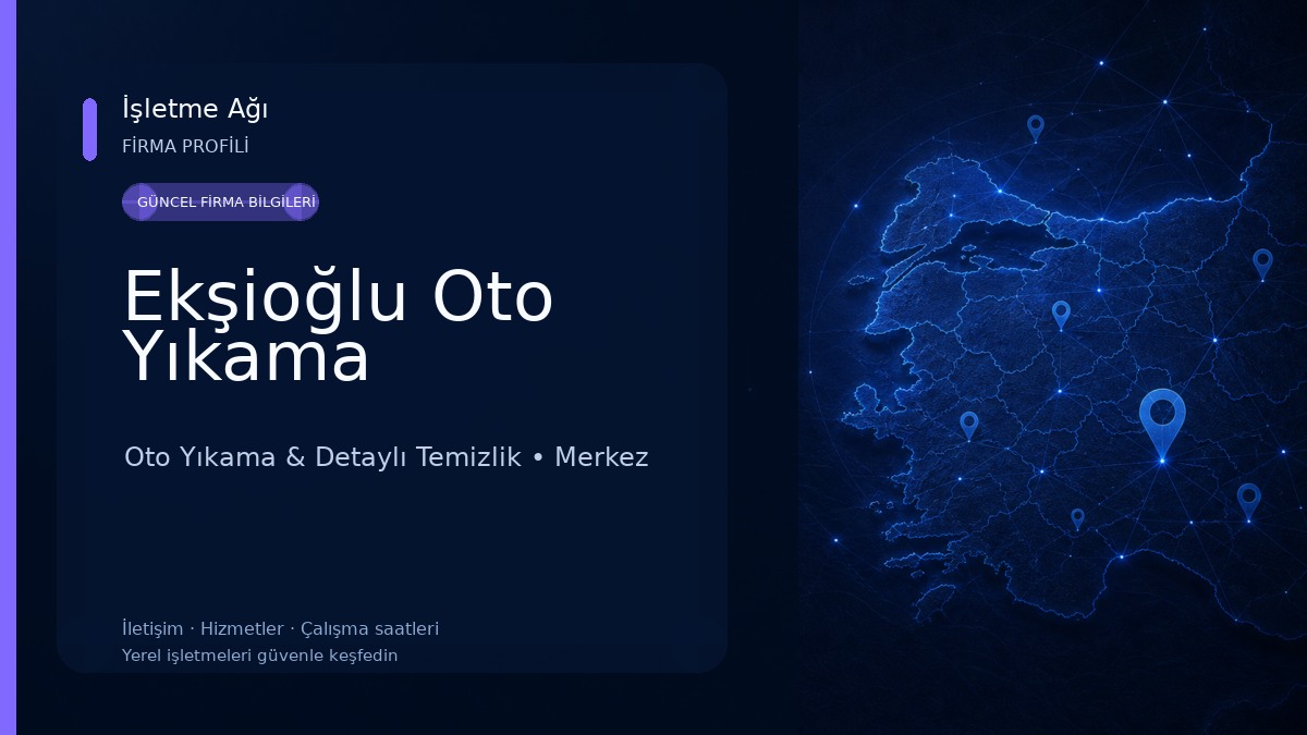 Ekşioğlu Oto Yıkama