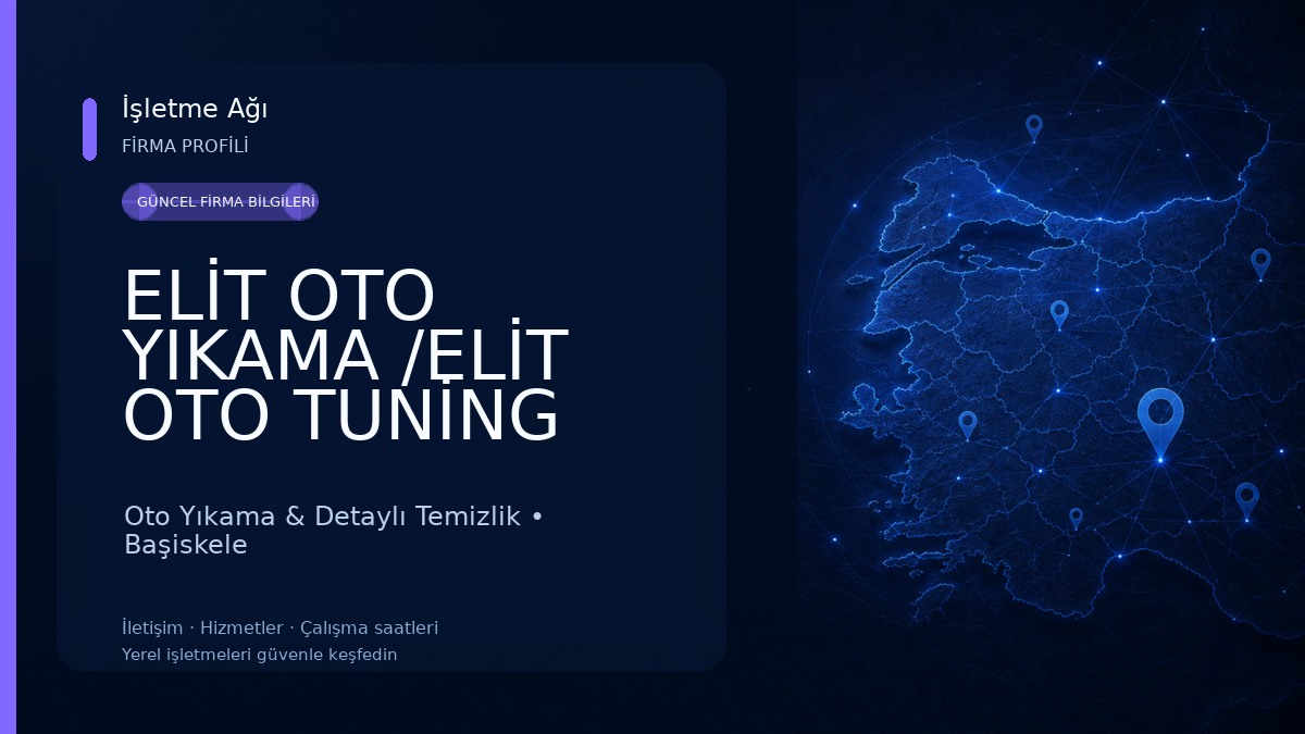 ELİT OTO YIKAMA /ELİT OTO TUNİNG Oto Yıkama & Detaylı Temizlik