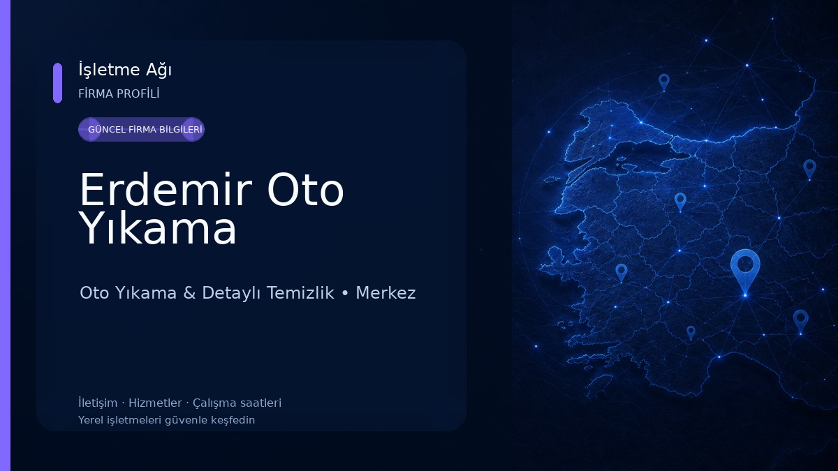 Erdemir Oto Yıkama Oto Yıkama & Detaylı Temizlik