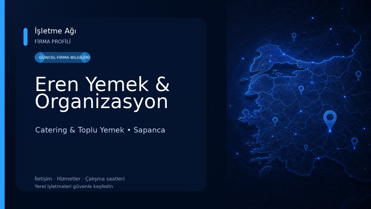 Eren Yemek & Organizasyon Catering & Toplu Yemek