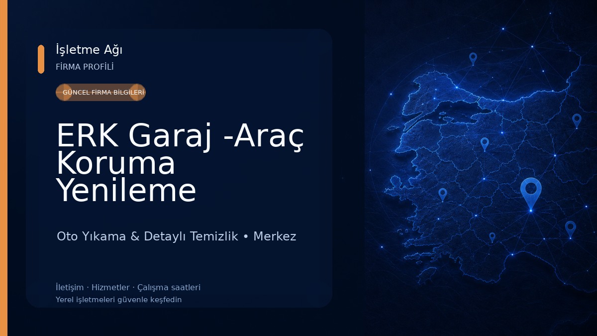 ERK Garaj -Araç Koruma Yenileme Kaplama - ALC Servis - Çorum - AUTO LIFE CENTER Oto Yıkama & Detaylı Temizlik