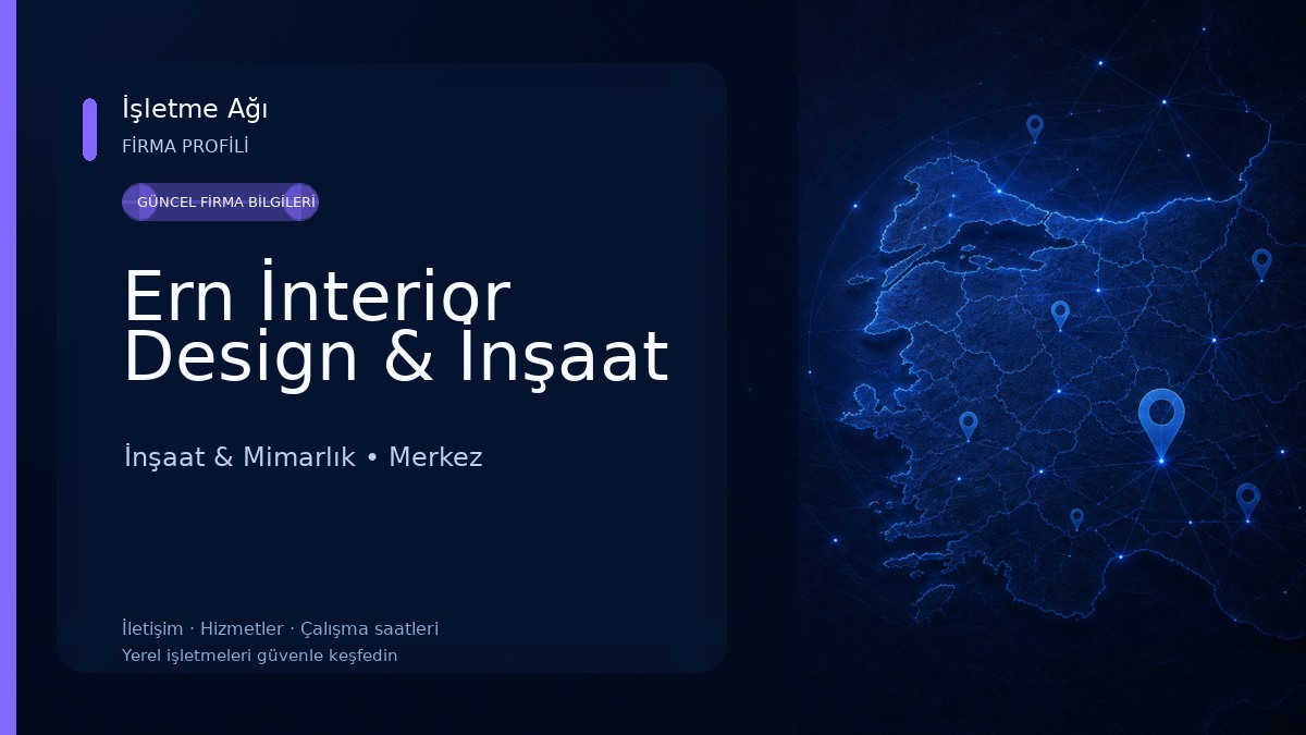 Ern İnterior Design & İnşaat İnşaat & Mimarlık