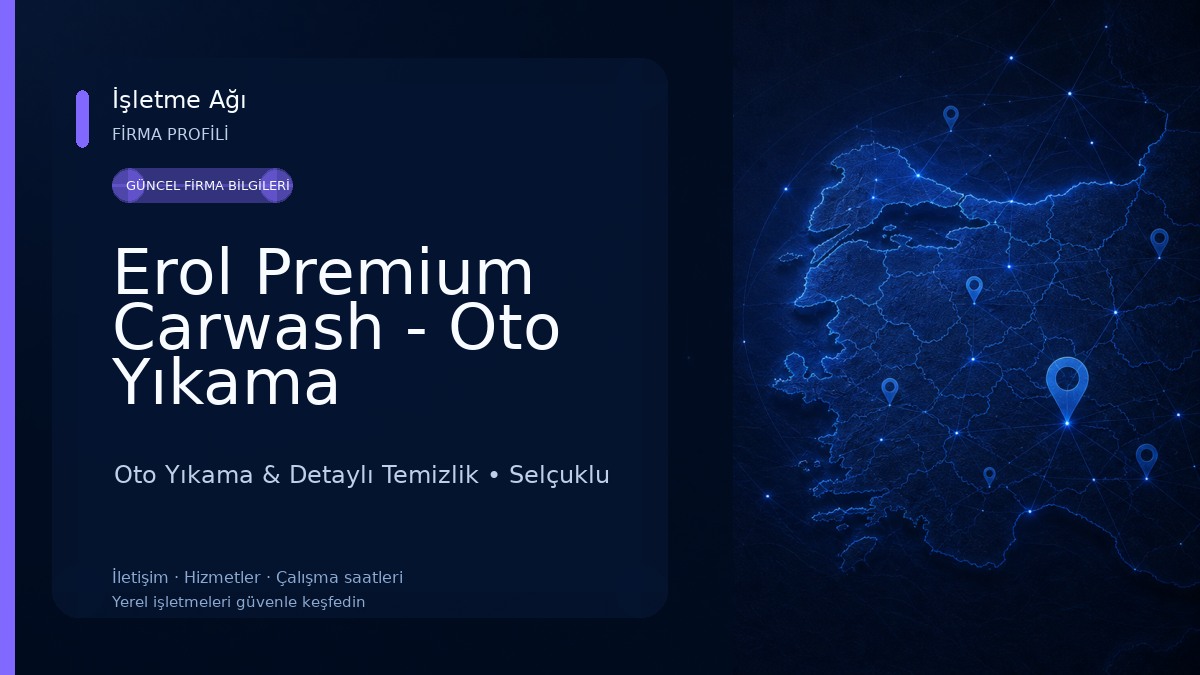 Erol Premium Carwash - Oto Yıkama