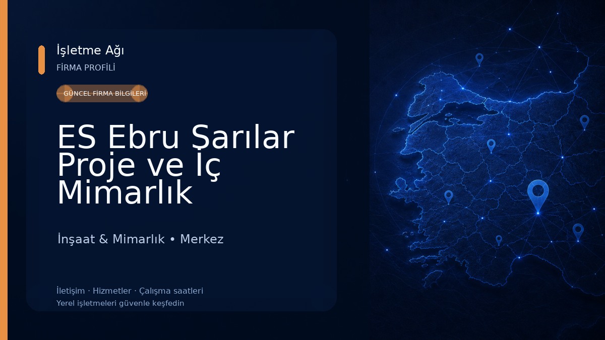 ES Ebru Sarılar Proje ve İç Mimarlık