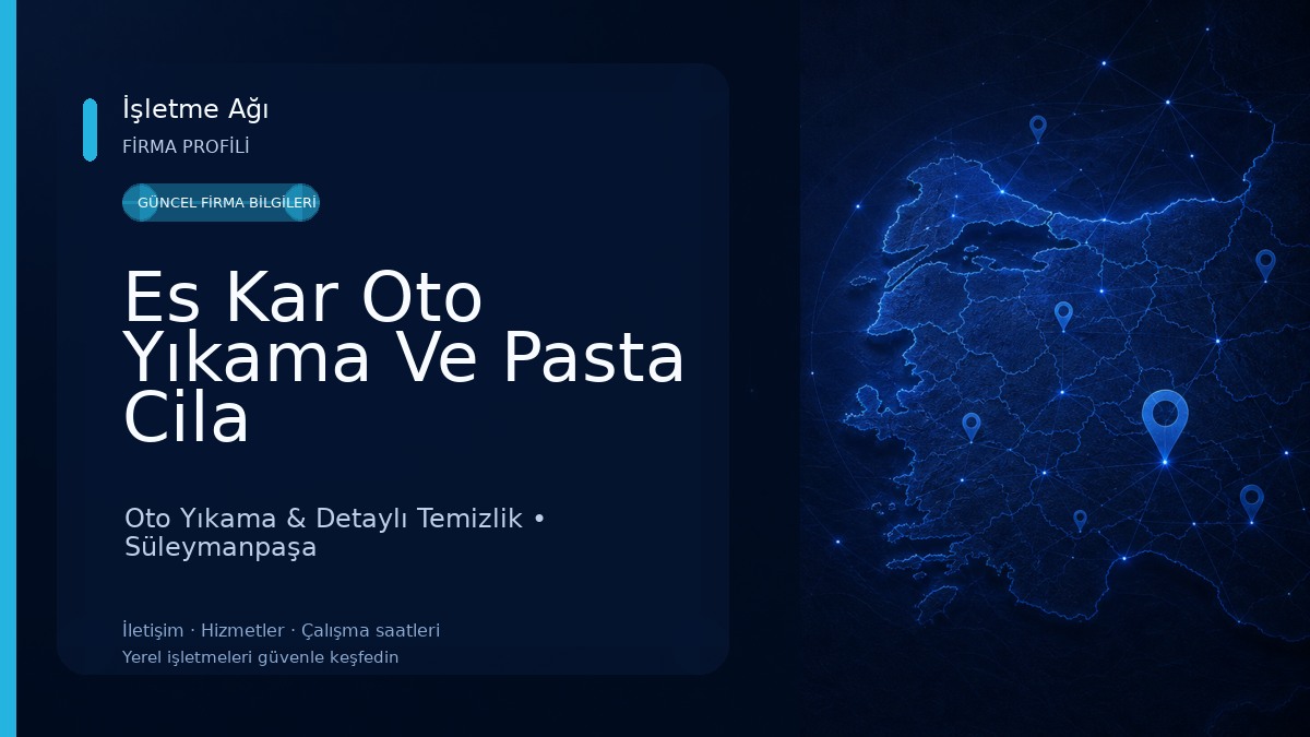 Es Kar Oto Yıkama Ve Pasta Cila Oto Yıkama & Detaylı Temizlik