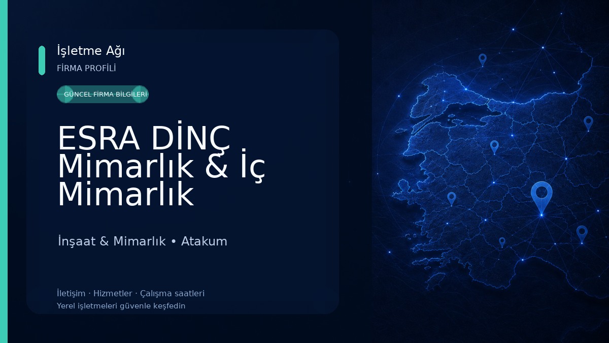 ESRA DİNÇ Mimarlık & İç Mimarlık İnşaat & Mimarlık