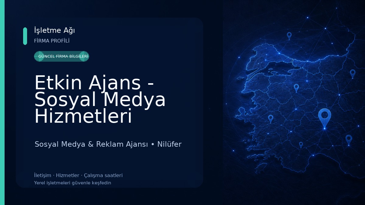 Etkin Ajans - Sosyal Medya Hizmetleri