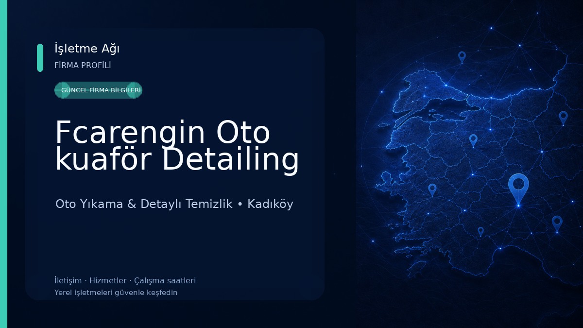 Fcarengin Oto kuaför Detailing Oto Yıkama & Detaylı Temizlik