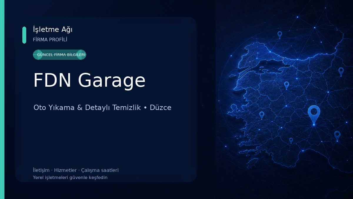 FDN Garage Oto Yıkama & Detaylı Temizlik
