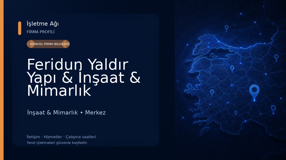 Feridun Yaldır Yapı & İnşaat & Mimarlık İnşaat & Mimarlık