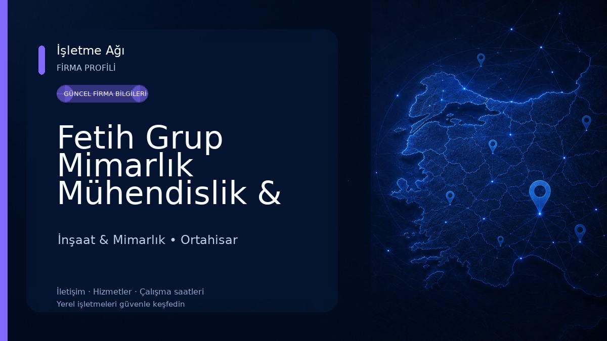 Fetih Grup Mimarlık Mühendislik & Nar Yapı Denetim