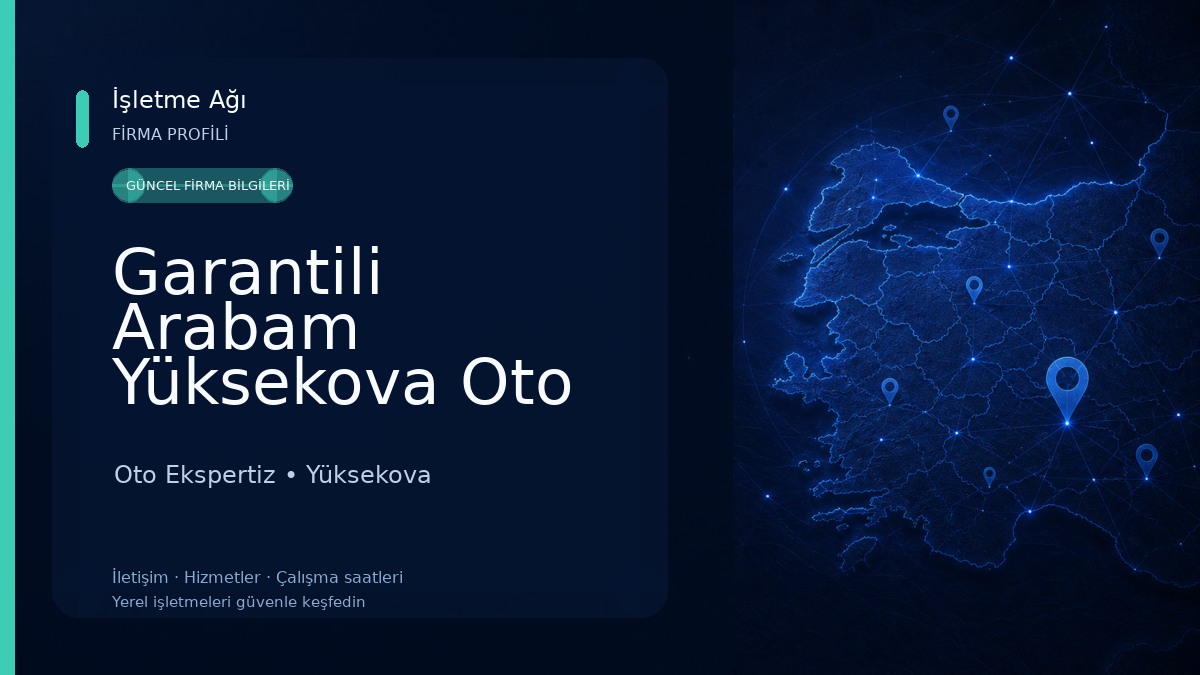 Garantili Arabam Yüksekova Oto Ekspertiz