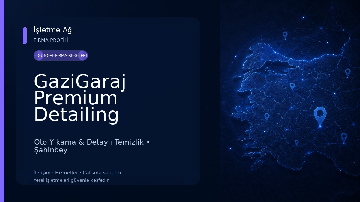 GaziGaraj Premium Detailing Oto Yıkama & Detaylı Temizlik