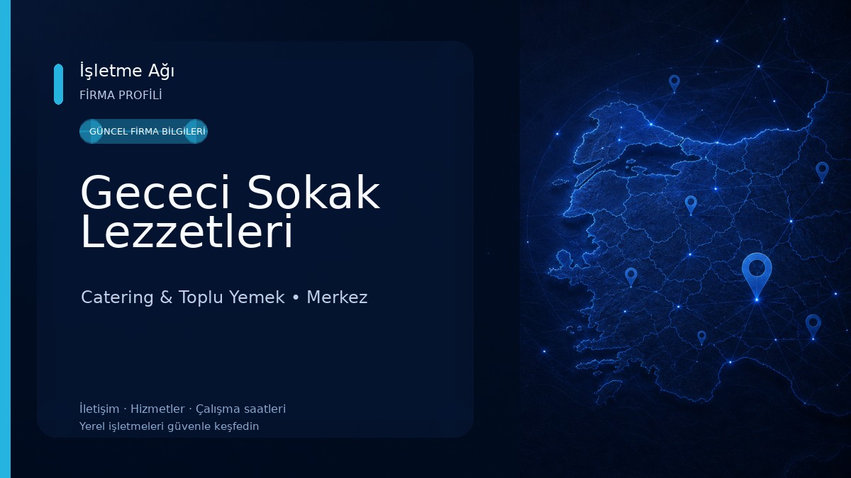 Gececi Sokak Lezzetleri