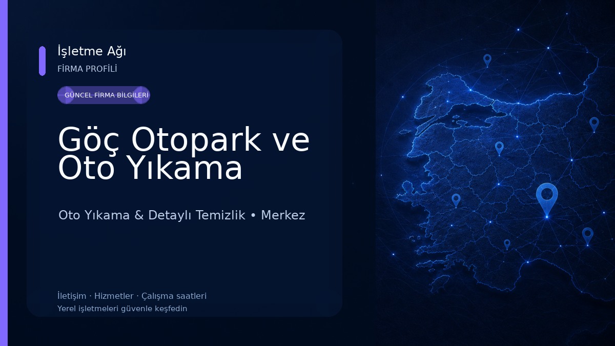 Göç Otopark ve Oto Yıkama Oto Yıkama & Detaylı Temizlik