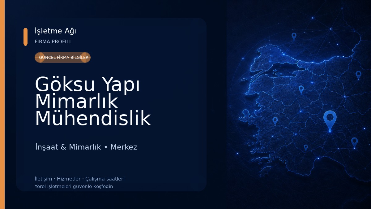 Göksu Yapı Mimarlık Mühendislik