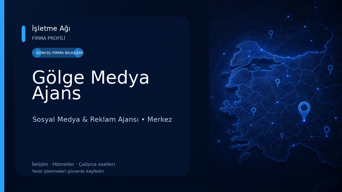 Gölge Medya Ajans Sosyal Medya & Reklam Ajansı