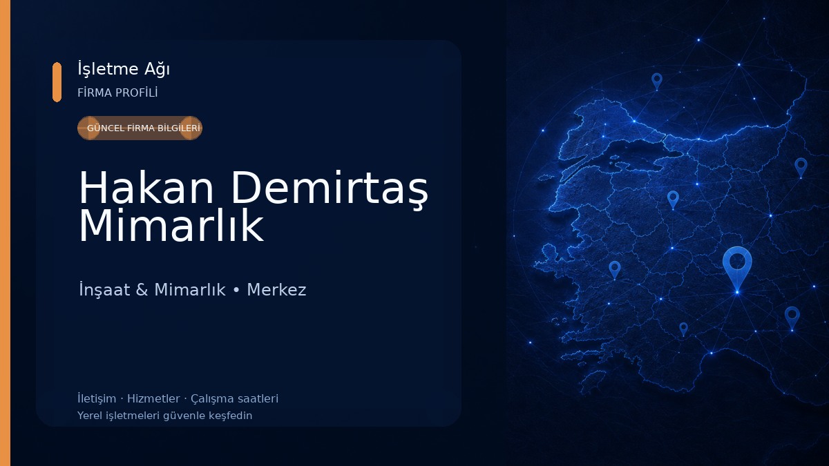 Hakan Demirtaş Mimarlık İnşaat & Mimarlık
