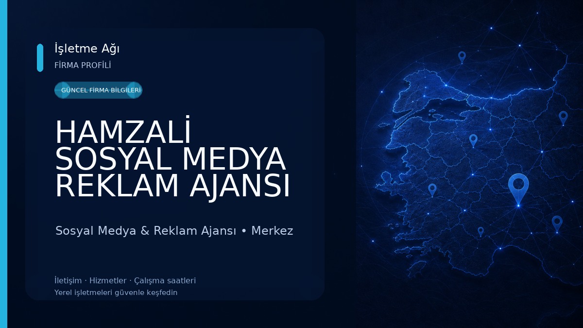 HAMZALİ SOSYAL MEDYA REKLAM AJANSI