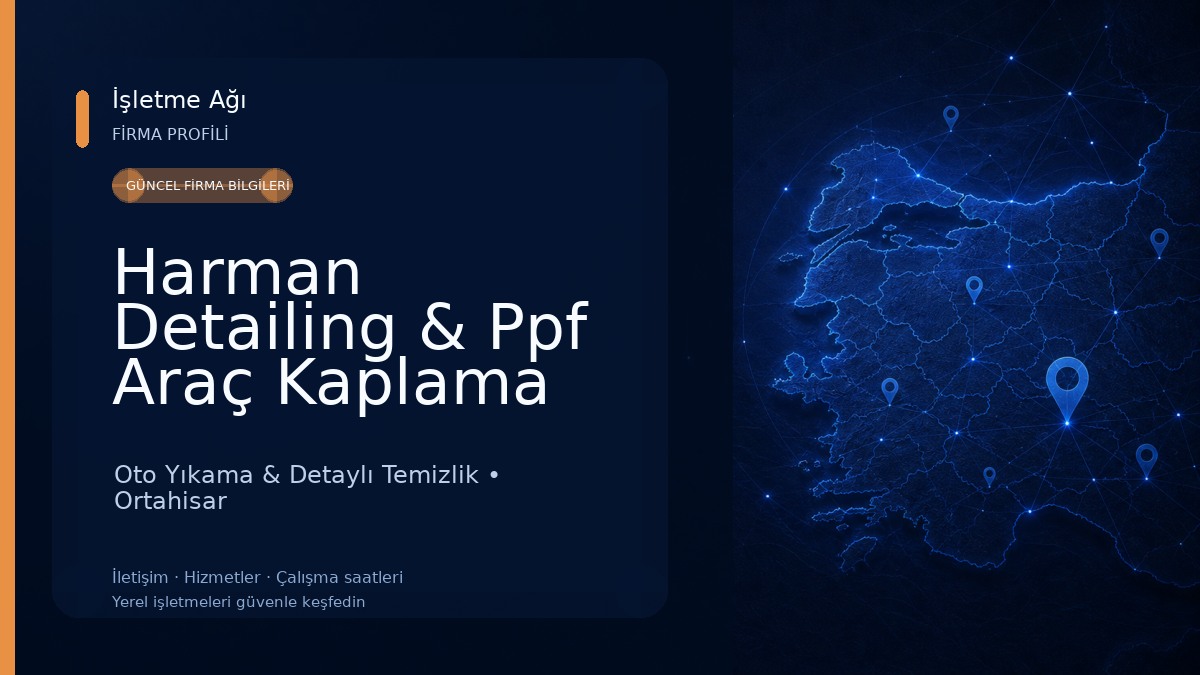 Harman Detailing & Ppf Araç Kaplama Merkezi