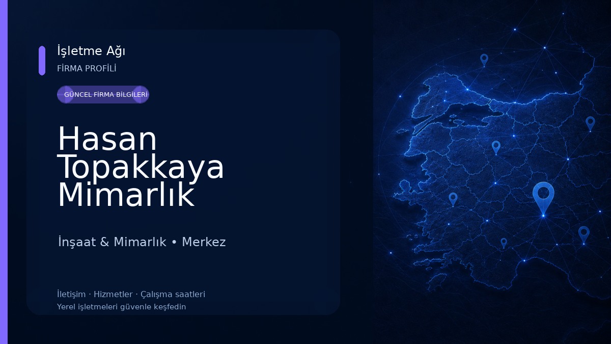 Hasan Topakkaya Mimarlık