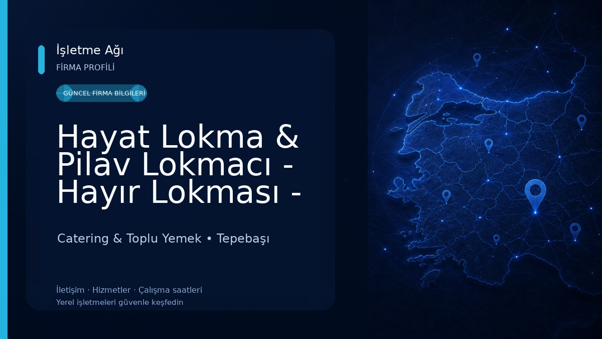 Hayat Lokma & Pilav Lokmacı - Hayır Lokması - Mevlüt Pilavı