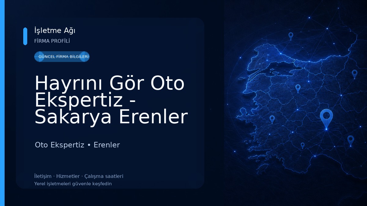 Hayrını Gör Oto Ekspertiz - Sakarya Erenler