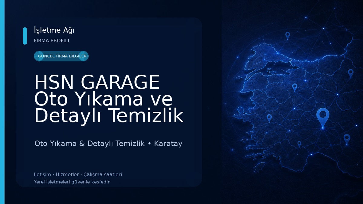 HSN GARAGE Oto Yıkama ve Detaylı Temizlik Oto Yıkama & Detaylı Temizlik