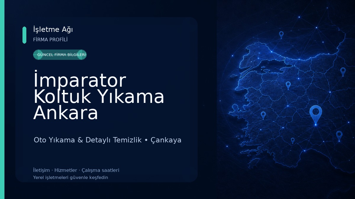 İmparator Koltuk Yıkama Ankara