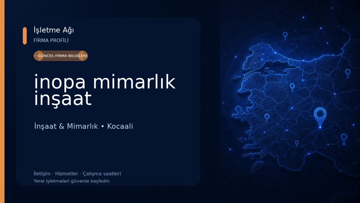 inopa mimarlık inşaat İnşaat & Mimarlık
