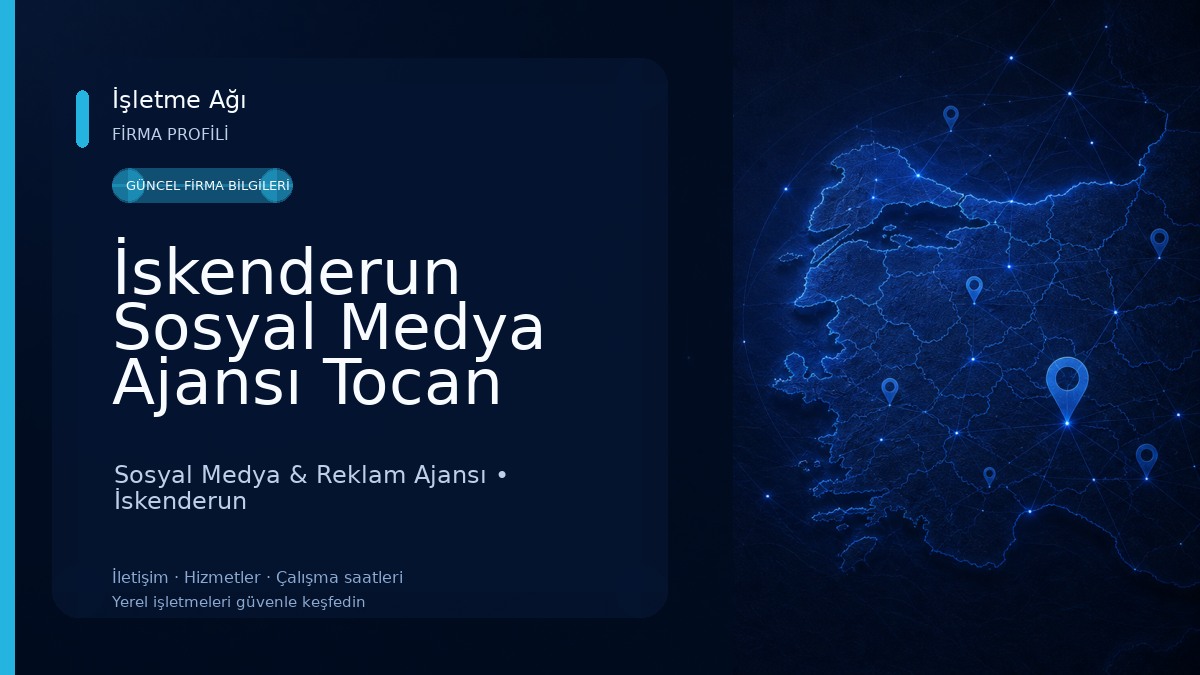 İskenderun Sosyal Medya Ajansı Tocan