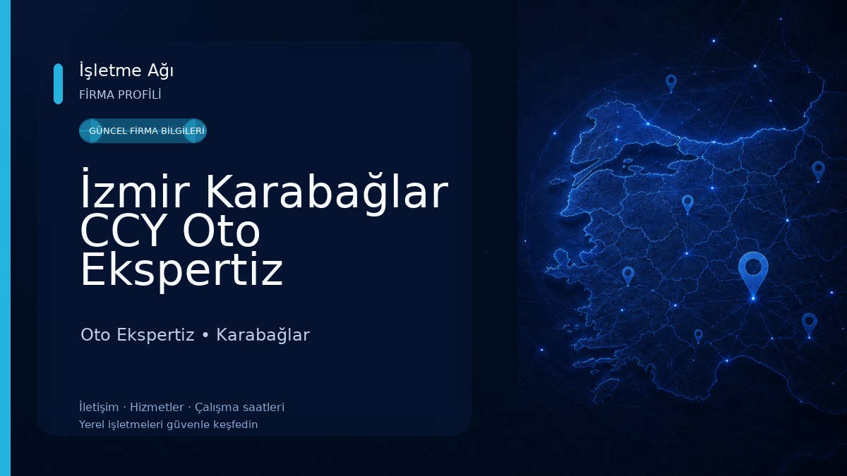 İzmir Karabağlar CCY Oto Ekspertiz (Tse-Hyb) Yetkili Oto Ekspertiz