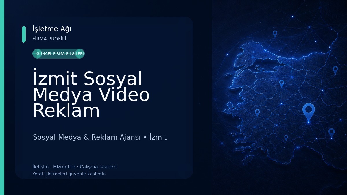 İzmit Sosyal Medya Video Reklam Çekimleri - Deniz Dijital