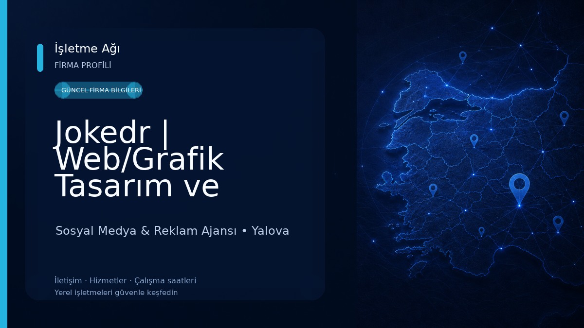 Jokedr | Web/Grafik Tasarım ve Reklam Hizmetleri