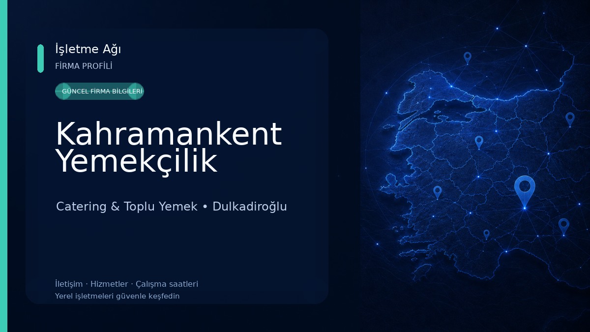 Kahramankent Yemekçilik