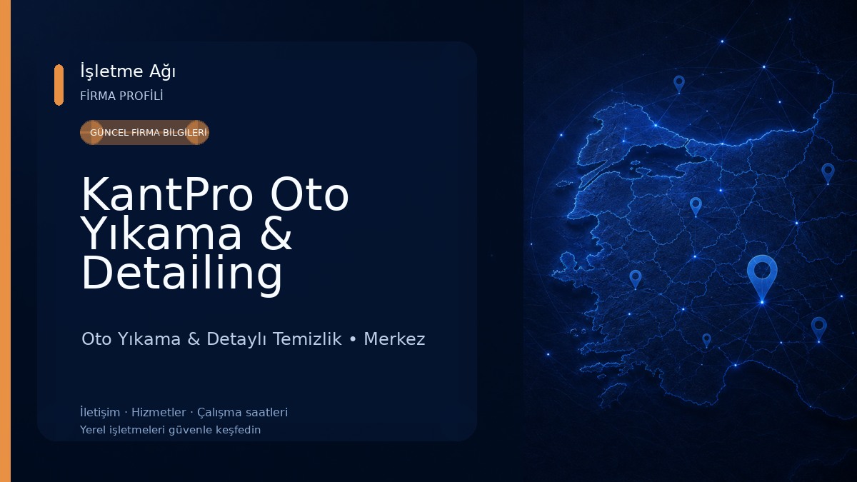 KantPro Oto Yıkama & Detailing