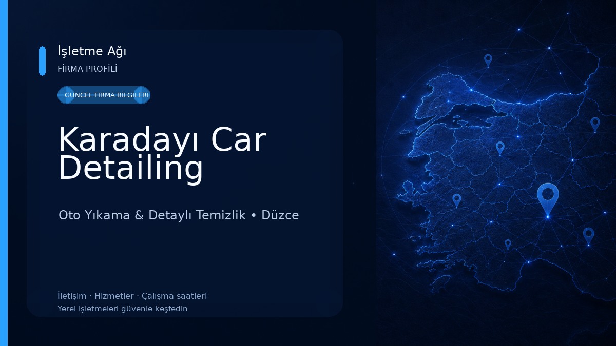 Karadayı Car Detailing Oto Yıkama & Detaylı Temizlik