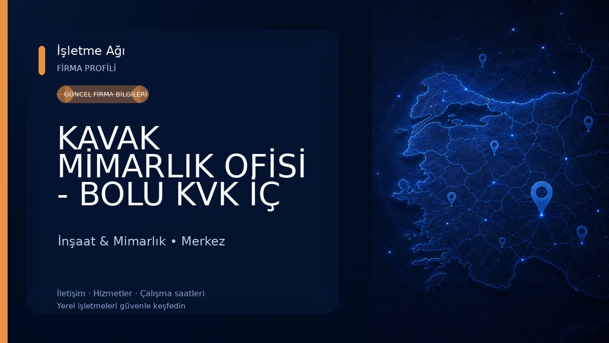 KAVAK MİMARLIK OFİSİ - BOLU KVK İÇ MİMARLIK
