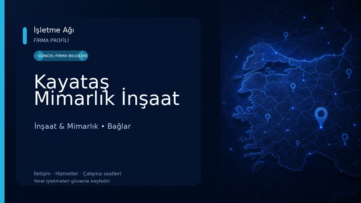 Kayataş Mimarlık İnşaat İnşaat & Mimarlık